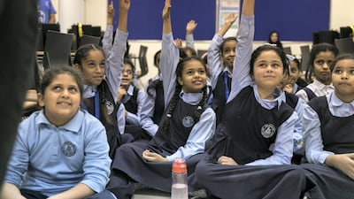 Lema? delivers interactive extra-curricular activities for students in Grades 3 to 7 with a focus on science, technology, engineering and mathematics. Reem Mohammed / The National