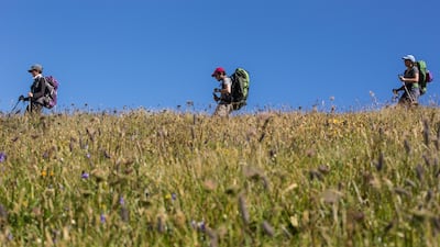 Hiking in the French Alps. Courtesy Stuart Butler