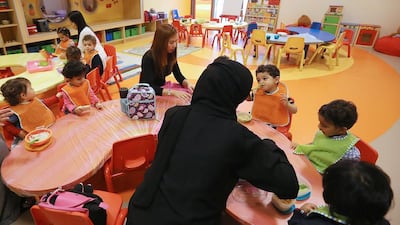 Aisha Zafar, 20, an engineering student at the University of Sharjah, says many women in the UAE are not sufficiently educated about their rights as working women, including that they can demand day-care centres at work under a 2008 law. Fatima Al Marzooqi / The National