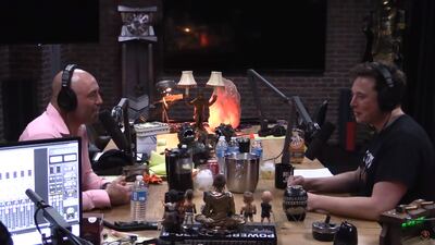 Tesla chief executive Elon Musk has made many appearances on 'The Joe Rogan Experience' podcast, and has defended Rogan's stance on Twitter. Photo: The Joe Rogan Experience