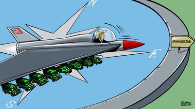 The US president made the argument to send more troops to Afghanistan