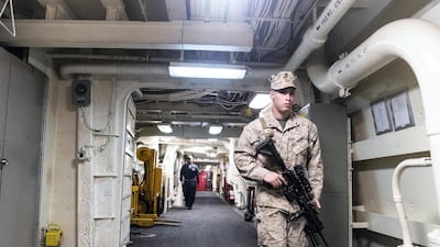 The Dh3.6 billion ($1 billion) vessel was one of six to be named after the state of New York in the aftermath of the 9/11 attacks