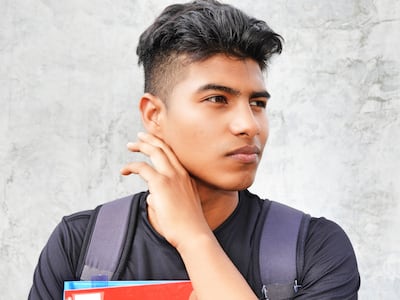 The qaza haircut has been banned from some schools. Getty Images