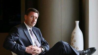 Simon Cooper, the chief executive of the Middle East and North African operations of HSBC. Pawan Singh / The National