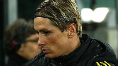 £50m striker Fernando Torres found himself relegated to the substitute's bench in Roberto Di Matteo's final game as Chelsea manager