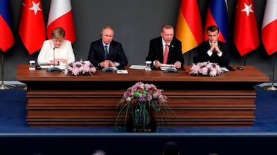 The Istanbul summit was called to attempt to find a lasting political solution to the civil war in Syria. AFP