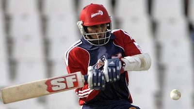 Tillakaratne Dilshan is a picture of concentration during IPL action last year.