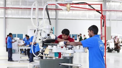 Streit Group says it aims not only to manufacture armoured vehicles, but also to use the technology and experience to help countries defend themselves from external threats and internal situations. Sarah Dea / The National