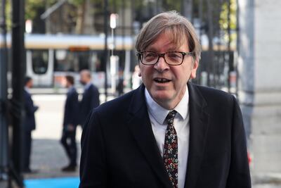 Former Belgian prime minister Guy Verhofstadt is a fervent believer in the EU and has long been a prominent figure in its parliament. AFP