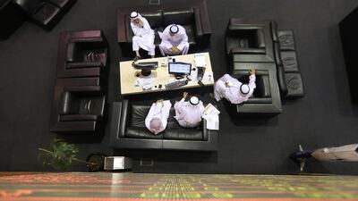 Brokers attributed yesterday’s gains at the Dubai bourse to a slowing of margin calls. Pawan Singh / The National
