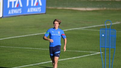 Alessio Zerbin at the Coverciano centre. Getty