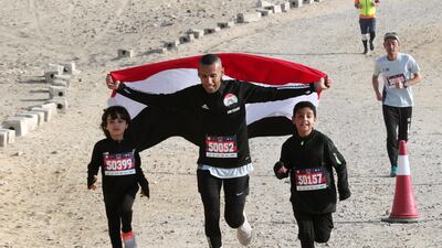 Runners from around the world came to participate. EPA