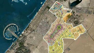 MBR City, to be linked with Business Bay and Downtown Dubai, has been described as a 'Cultural Crossing' - an avenue to be largely populated by art galleries. Courtesy WAM