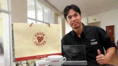 Carlos Martinez, coffeemaster.