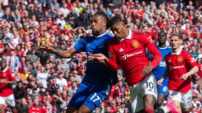 Alex Iwobi - 6. Was one of the few bright sparks in terms of his work ethic and aggressive approach to the game. EPA