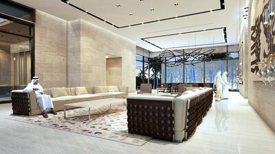 A rendering of Viktor Udzenija's Jumeirah villa project. Courtesy Viktor Udzenija