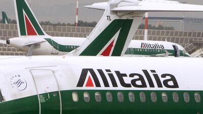Alitalia last year received a €500 million government-facilitated rescue package. Tony Gentile / Reuters