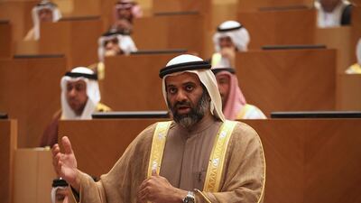 An FNC member from Dubai, Hamad Al Rahoomi, wants to see the 40,000 jobless Emiratis in work. Fatima Al Marzooqi / The National