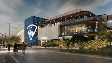 Topgolf is scheduled to open in Yas Island this year. Photo: Miral