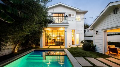 The property is spread across two floors, with a seperate garden cabana. Courtesy Engel & Volkers