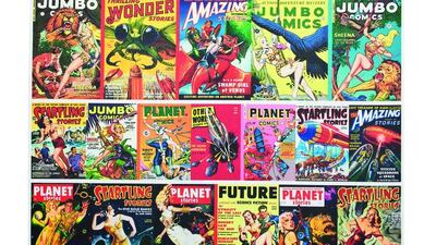 1. Vintage Comic Book Canvas. Courtesy of Alexander and Pearl