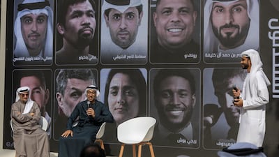 Details of the World Sports Summit were revealed at a press conference in Dubai. Antonie Robertson / The National