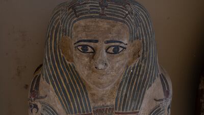 The discovery is one of several made at Saqqara, the necropolis of the ancient capital of Memphis, in recent years. Mahmoud Nasr / The National