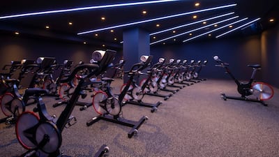 The new spin studio. Courtesy Jumeirah
