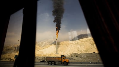 Asaluyeh processes gas sourced from the giant South Pars field. AFP