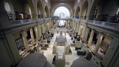 A view inside the Museum of Egyptian Antiquities, one of several tourist attractions that has reopened to tourists in Egypt. EPA