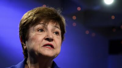 IMF managing director Kristalina Georgieva called on countries to come together to stabilise the global economy. AFP