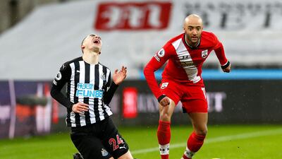 Nathan Redmond - 7: Lots of surging runs and a constant threat when in possession as Saints poured forward in second half. Frustrated by Almiron's theatrics at times. PA