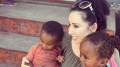 Dr Hanieh Erdmann has used her skills to treat children with burns. Courtesy: Hanieh Erdmann