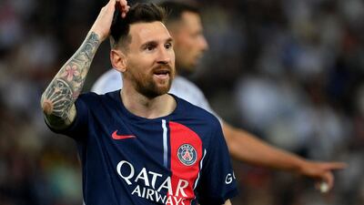 Lionel Messi spent two seasons at Paris Saint-Germain after his shock exit from Barcelona in July 2021. AFP