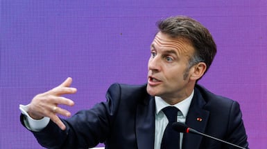 French President Emmanuel Macron has shot back at US President Donald Trump's criticism while in South Korea. Bloomberg