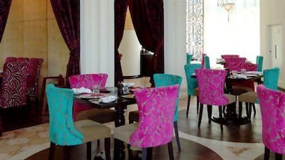 Peppermill offers 'colonial Indian cuisine' in an elaborately decorated setting. Courtesy Christine Iyer
