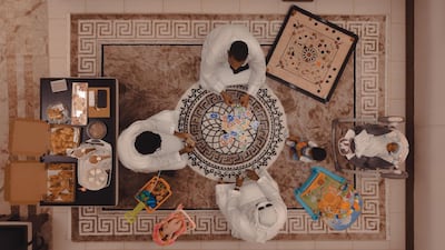 Dheyab Al Nuaimi was awarded first place for a photograph capturing a multi-generational family gathering rooted in Emirati traditions. Photo: Dheyab Al Nuaimi