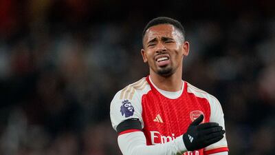 (On for Trossard 73’) Former Manchester City striker had no opportunity to add to the rout. AP