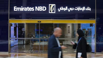 Branch of Emirates NBD bank in Dubai. Emirates NBD move to acquire majority stake in RBL bank is the largest FDI and equity raise in the Indian banking sector. Chris Whiteoak / The National