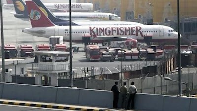 Kingfisher halted operations at the beginning of October amid a dispute with workers over unpaid salaries. AP Photo / Mustafa Quraishi