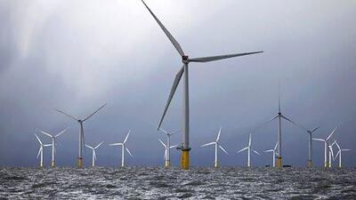 Masdar, the Abu Dhabi clean energy company, owns a one-fifth stake in the London Array, the offshore wind farm in the Thames estuary. Chris Ratcliffe / Bloomberg News