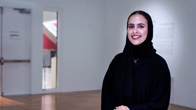 Emirati artist Sarah Al Mehairi. Victor Besa / The National