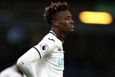 Tammy Abraham, Swansea City's main attacking threat, is on loan at the club from Chelsea. Nigel Roddis / Getty Images