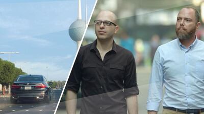 Youssef Nabil as the subject of BMW Contemporary’s first documentary series titled The Art of 7. Courtesy BMW Middle East