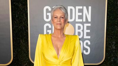 Jamie Lee Curtis attends the 78th annual Golden Globe Awards in Beverly Hills, California, on February 28, 2021. AFP