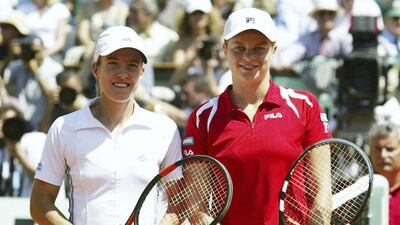 Justine Henin v Kim Clijsters: They never quite dominated the women's circuit in their otherwise successful careers, but they carved a niche for themselves and were popular with fans and fellow players. They also enjoyed an excellent rivalry, meeting 25 times on court, with Clijsters narrowly edging out her fellow Belgian 13-12. But Henin beat Clijsters in all three grand slam matches they met in. The former also won more majors: seven to Clijsters' four. Clive Brunskill / Getty Images