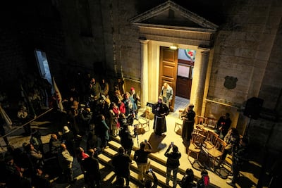Christians gather to celebrate Christmas having not done so for years. AFP