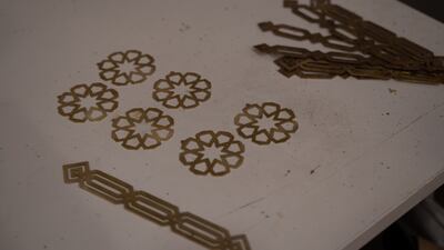 Mishka's jewellery designs draw inspiration from the Mamluk architecture in Cairo's City of the Dead.