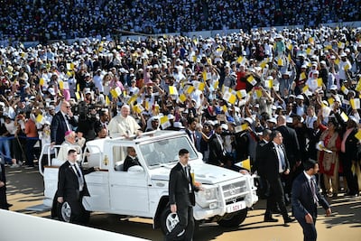 Pope Francis' message of tolerance and bridge-building resonated with his audience in Abu Dhabi. EPA