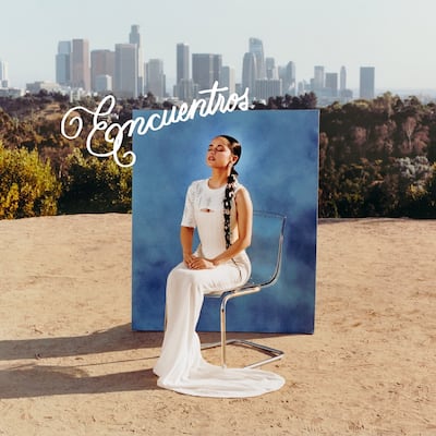 The cover of Becky G's latest album Encuentros. Becky G / Instagram